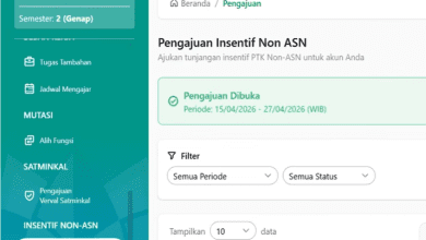 Cara Ajukan Tunjangan Non ASN di EMIS GTK Dev Baru Agar Cepat di ACC!