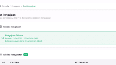 Cara Mengajukan Insentif Non ASN di EMIS GTK Dev Kemenag 2026