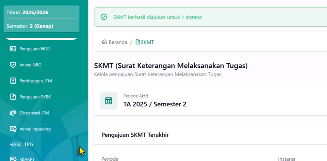 Cara Mengajukan SKMT dan SKBK di EMIS GTK 2026 Dev Kemenag Terbaru!