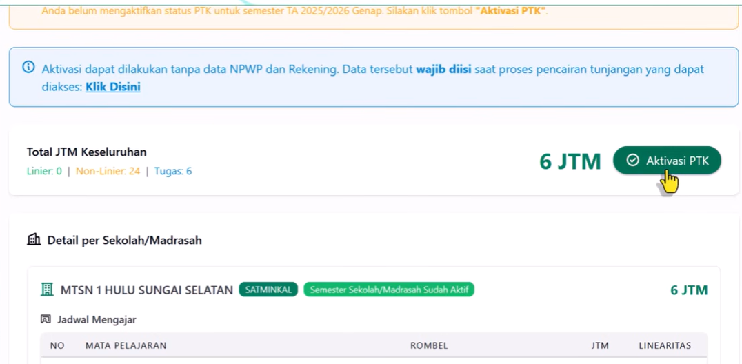 Cara Aktivasi Akun PTK di EMIS GTK 2026 Versi Dev Kemenag Terbaru!