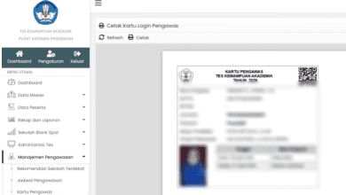 Cara Mengetahui Jadwal Pengawasan Daring TKA, Ternyata Ini yang Banyak Tidak Tahu Pengawas!