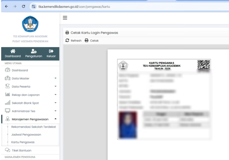 Cara Mengetahui Jadwal Pengawasan Daring TKA, Ternyata Ini yang Banyak Tidak Tahu Pengawas!