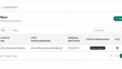 Cara Ajukan Verval Sertifikasi dan NRG di EMIS GTK Dev 2026, Banyak Guru Ternyata Masih Bingung di Tahap Ini