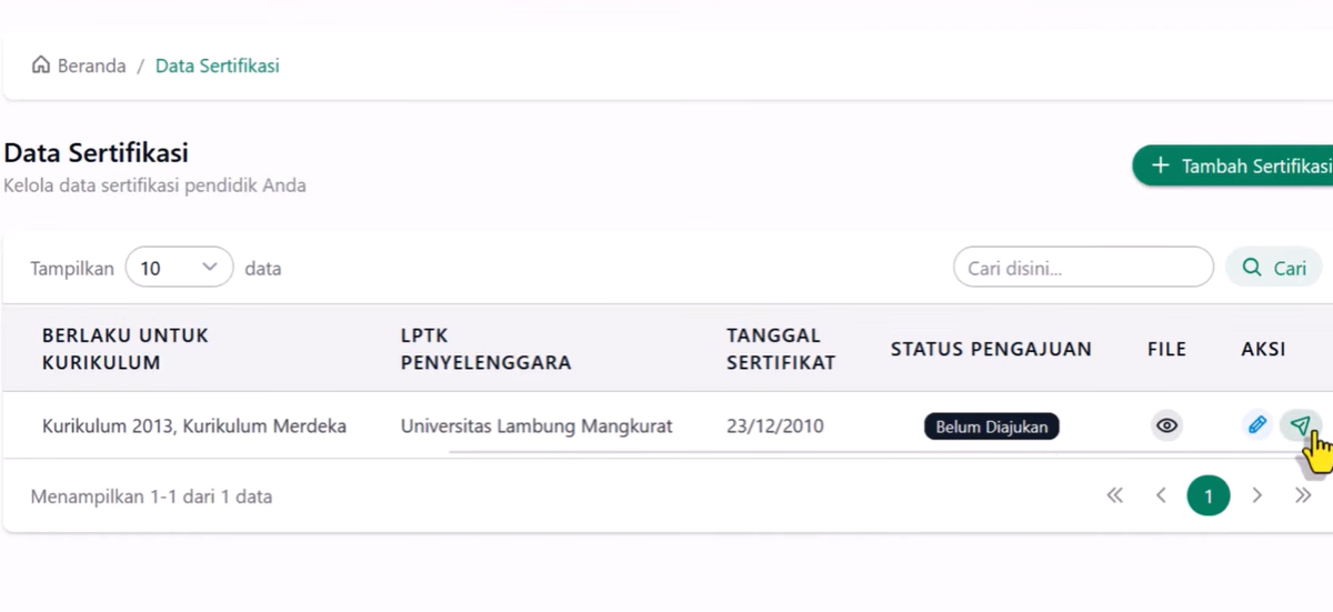 Cara Ajukan Verval Sertifikasi dan NRG di EMIS GTK Dev 2026, Banyak Guru Ternyata Masih Bingung di Tahap Ini