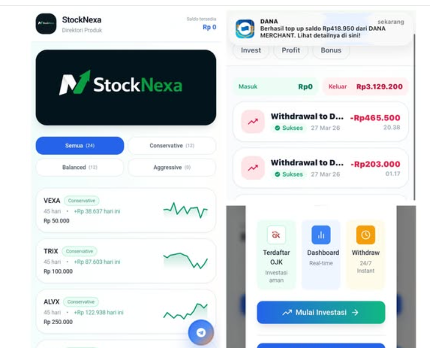 StockNexa Penghasil Uang atau Skema Ponzi? Review Jujur dan Fakta Izin OJK yang Jarang Dibahas