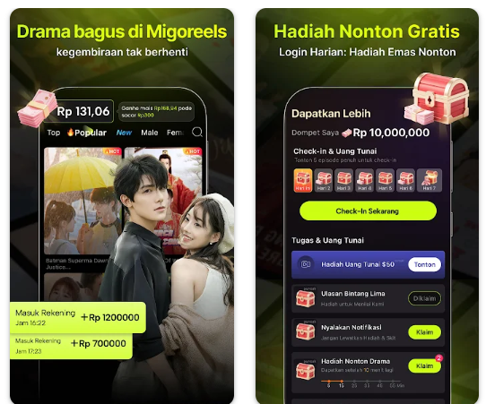 MigoReels Penghasil Uang atau Penipuan? Fakta di Balik Aplikasi Nonton Drama Viral