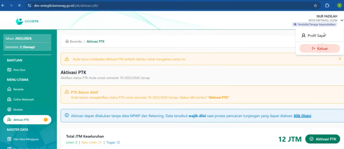 Akun Guru dan Tendik Tidak Bisa Logout dari EMIS GTK Baru? Ini Cara Mengatasinya