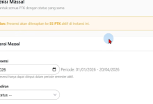 Cara Input Presensi PTK di EMIS GTK Baru, Ternyata Bisa Massal dan Jauh Lebih Praktis