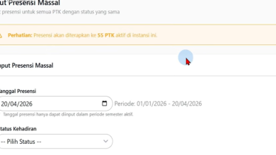 Cara Input Presensi PTK di EMIS GTK Baru, Ternyata Bisa Massal dan Jauh Lebih Praktis