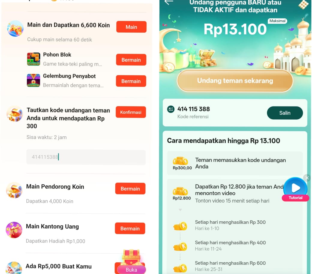 Kode Undangan Snack Video Terbaru 2026 “414115388” + Rp13.100, Ini Cara dan Faktanya