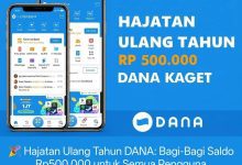 Klik Link Hajatan Ulang Tahun DANA Kaget Rp500 Ribu Apakah Aman? Hati Hati!