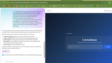 Cara Membuat Web Pengumuman Kelulusan Gratis dengan CANVA AI, Praktis, Otomatis, dan Bisa Dijadwalkan