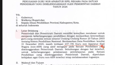 Penugasan Guru Non ASN Sampai 31 Desember 2026, Apakah Benar Akan Diberhentikan?
