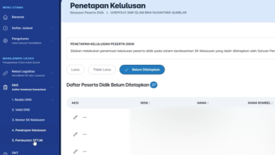 Tutorial Meluluskan Siswa di E-Ijazah 2026, Panduan Lengkap Step by Step Penetapan Kelulusan
